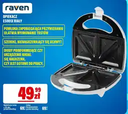 RTV EURO AGD Opiekacz Raven ESO01X Biały oferta