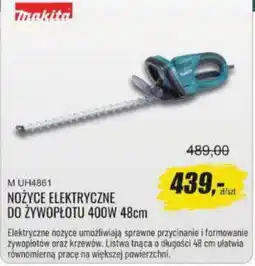 Unimet Makita NOŻYCE ELEKTRYCZNE DO ŻYWOPŁOTU 400W 48cm oferta
