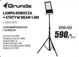 Unimet Grunda Lampa robocza + statyw Beam 1.8M oferta
