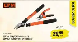 Unimet EPM ZESTAW SEKATORÓW DO GAŁĘZI SEKATOR NOŻYCOWY I UNIWERSALNY oferta