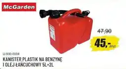 Unimet McGarden Kanister plastik na benzynę i olej łańcuchowy oferta