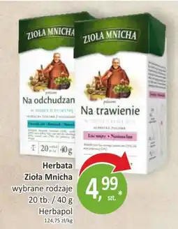 Sklepy S Herbata Zioła Mnicha wybrane rodzaje oferta