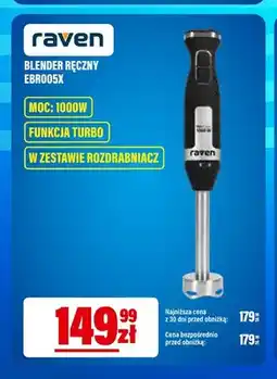 RTV EURO AGD Blender ręczny EBR005X Raven oferta