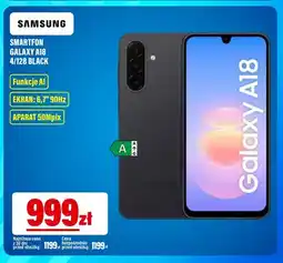 RTV EURO AGD Smartfon Galaxy A18 4/128 Black Samsung oferta