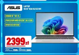 RTV EURO AGD Laptop Vb 16 R5AI 16/512 W11 Asus oferta