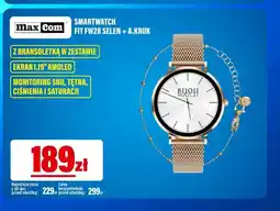 RTV EURO AGD Smartwatch Fit FW28 Selen + A.Kruk Maxcom oferta