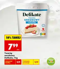 Biedronka Twaróg sernikowy Delikate oferta