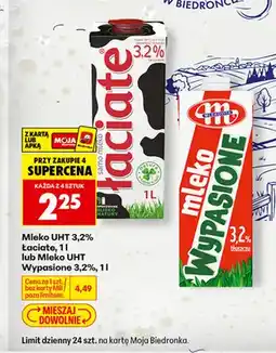 Biedronka Mleko UHT Łaciate 3,2% oferta