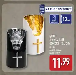 ALDI Świeca LED szeroka 12,5 cm Subito oferta