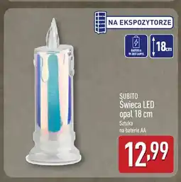 ALDI Świeca LED opal 18 cm Subito oferta