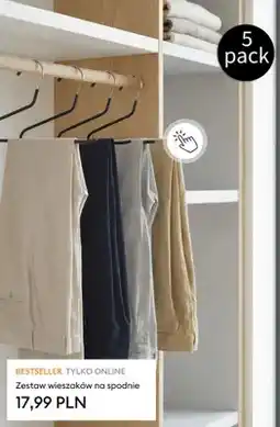 Sinsay Zestaw wieszaków na spodnie 5-pak oferta