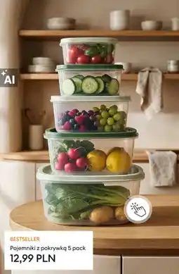 Sinsay Pojemniki z pokrywką 5-pak oferta