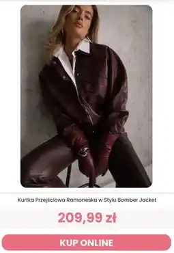 Renee Kurtka przejściowa ramoneska w stylu bomber jacket Reneé oferta