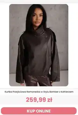 Renee Kurtka przejściowa ramoneska w stylu bomber z kołnierzem Renee oferta