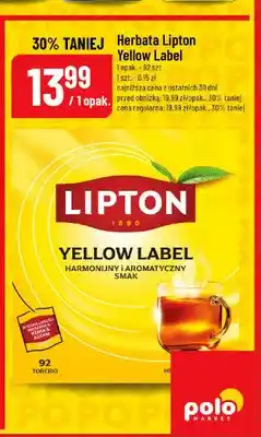 Polomarket Herbata Lipton Yellow Label oferta