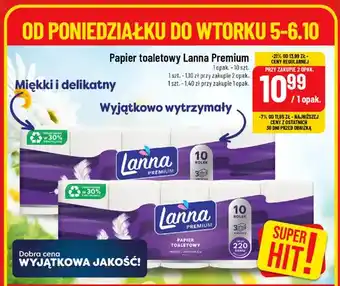 Papier toaletowy Lanna Premium 10-pak