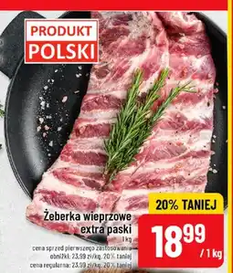 Polomarket Żeberka wieprzowe extra paski oferta