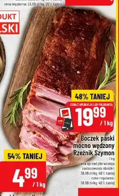 Polomarket Boczek paski mocno wędzony Rzeźnik Szymon oferta