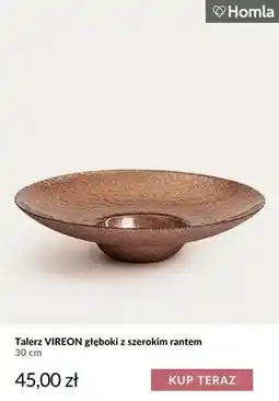 Homla Talerz Vireon głęboki z szerokim rantem 30 cm Homla oferta