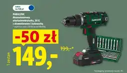 Lidl Parkside Akumulatorowa wiertarkowkrętarka 20 V oferta