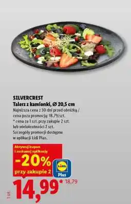 Lidl SILVERCREST Talerz z kamionki, Ø 20,5 cm oferta