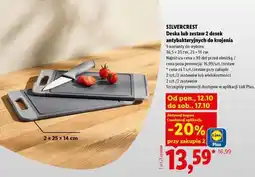 Lidl SILVERCREST Deska lub zestaw 2 desek antybakteryjnych do krojenia oferta