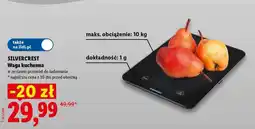 Lidl SILVERCREST Waga kuchenna oferta