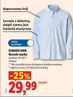 Lidl ESMARA MEN Koszula męska oferta