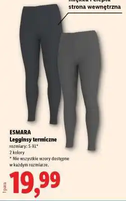 Lidl ESMARA Legginsy termiczne oferta