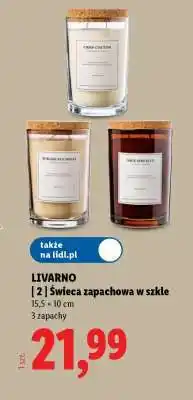 Lidl LIVARNO Świeca zapachowa w szkle oferta