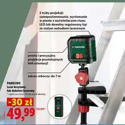 Lidl PARKSIDE Laser krzyżowy lub dalmierz laserowy oferta