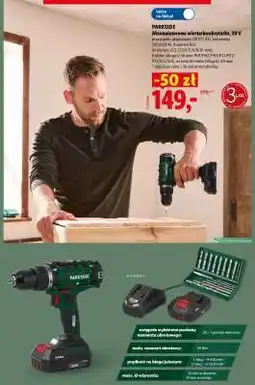 Lidl PARKSIDE Akumulatorowa wiertarko-wkrętarka, 20 V oferta