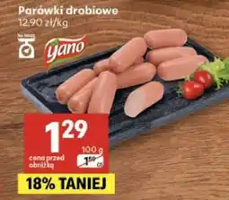 Delikatesy Centrum Parówki drobiowe oferta