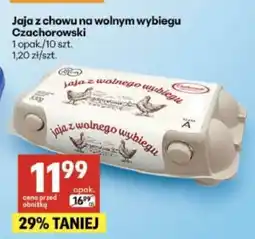 Delikatesy Centrum Jaja z chowu na wolnym wybiegu Czachorowski oferta
