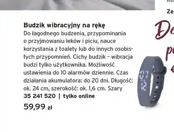 Budzik wibracyjny na rękę