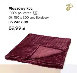 Tchibo Pluszowy koc 150x200 cm oferta