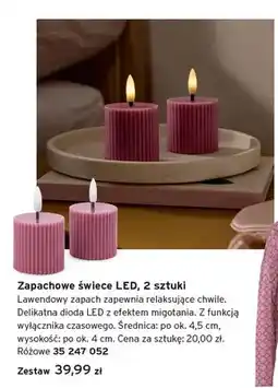 Tchibo Zapachowe świece LED 2-pak oferta