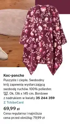 Tchibo Koc-poncho oferta