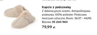 Kapcie z podszewką