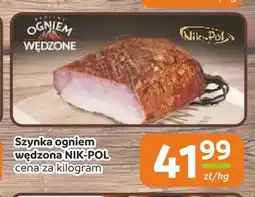 Społem Częstochowa Szynka ogniem wędzona Nik-Pol oferta