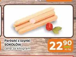 Społem Częstochowa Parówki z szynki Sokołów oferta