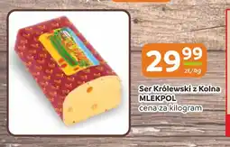Społem Częstochowa Ser królewski z Kolna Mlekpol oferta