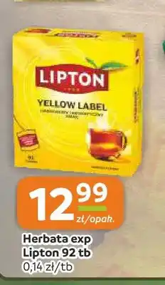 Społem Częstochowa Herbata ekspresowa Lipton Yellow Label oferta