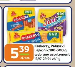 Społem Częstochowa Krakersy, paluszki Lajkonik oferta