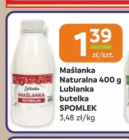 Społem Częstochowa Maślanka naturalna Lublanka Spomlek oferta