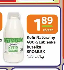 Społem Częstochowa Kefir naturalny Lublanka Spomlek oferta
