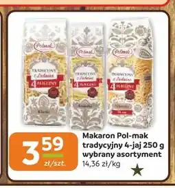 Społem Częstochowa Makaron Pol-mak tradycyjny 4-jaj oferta