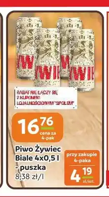 Społem Częstochowa Piwo Żywiec Białe 4-pak oferta