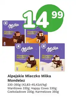 Limonka Alpejskie Mleczko karmelowe Milka oferta