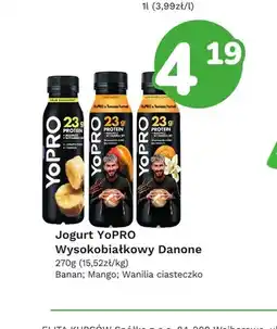 Limonka Jogurt YoPRO wysokobiałkowy wanilia ciasteczko Danone oferta